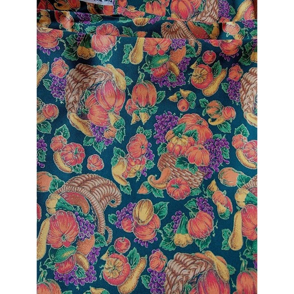 Cranston home fashion harvest cornucopia Fall printed fabric 2 Yards - Picture 3 of 3
